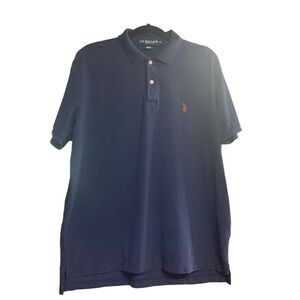 U.S.POLO ASSN. Men’s XL Golf Shirt Blue‎